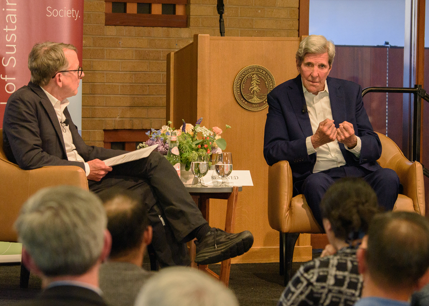 John Kerry in conversation with John Doerr