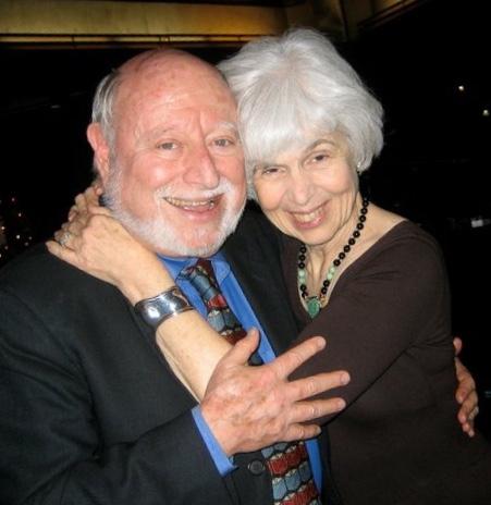 Lee Shulman (left) pictured with his late wife, Judy Horwitz Shulman.