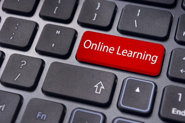 Online learning illustration