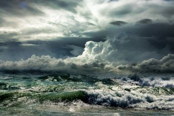 Ocean storm
