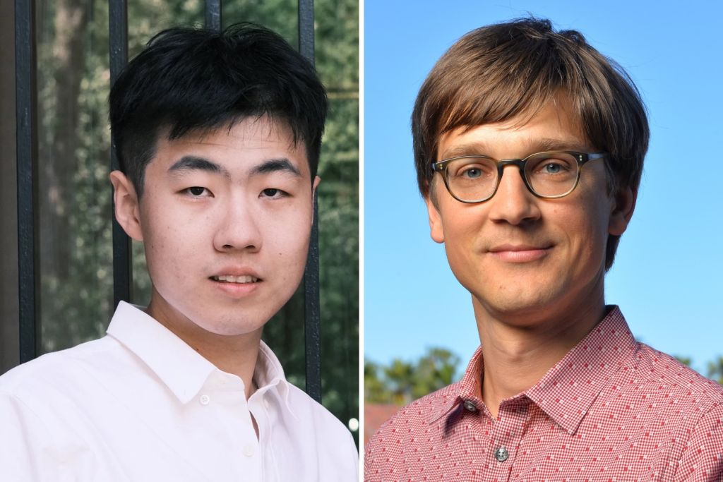 Profile head shots of Kexin Huang and Jure Leskovec.