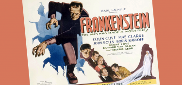 A poster for the 1931 film Frankenstein.