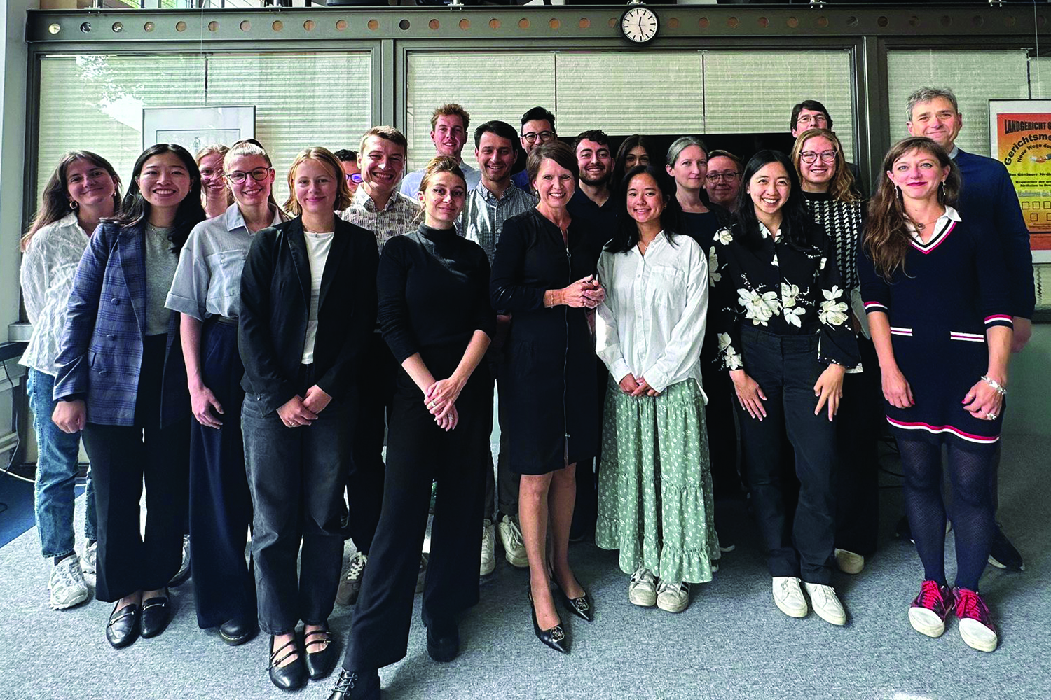 Stanford Law and University of Göttingen participants in the September 2025 comparative law field study in Germany.