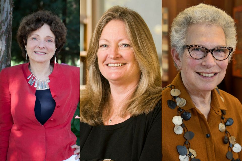 Helen Blau, left, Karen Cook and Margaret Levi