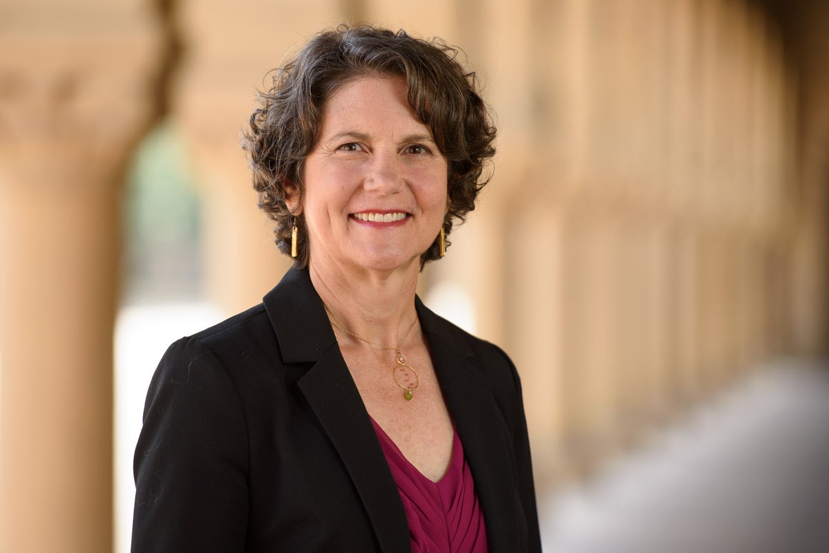 portrait of Catherine Palter, Stanford associate vice president for land use and environmental planning in the office of Land, Buildings and Real Estate