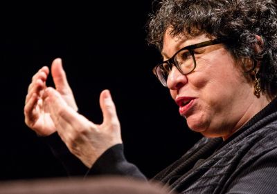 closeup of Sonia Sotomayor