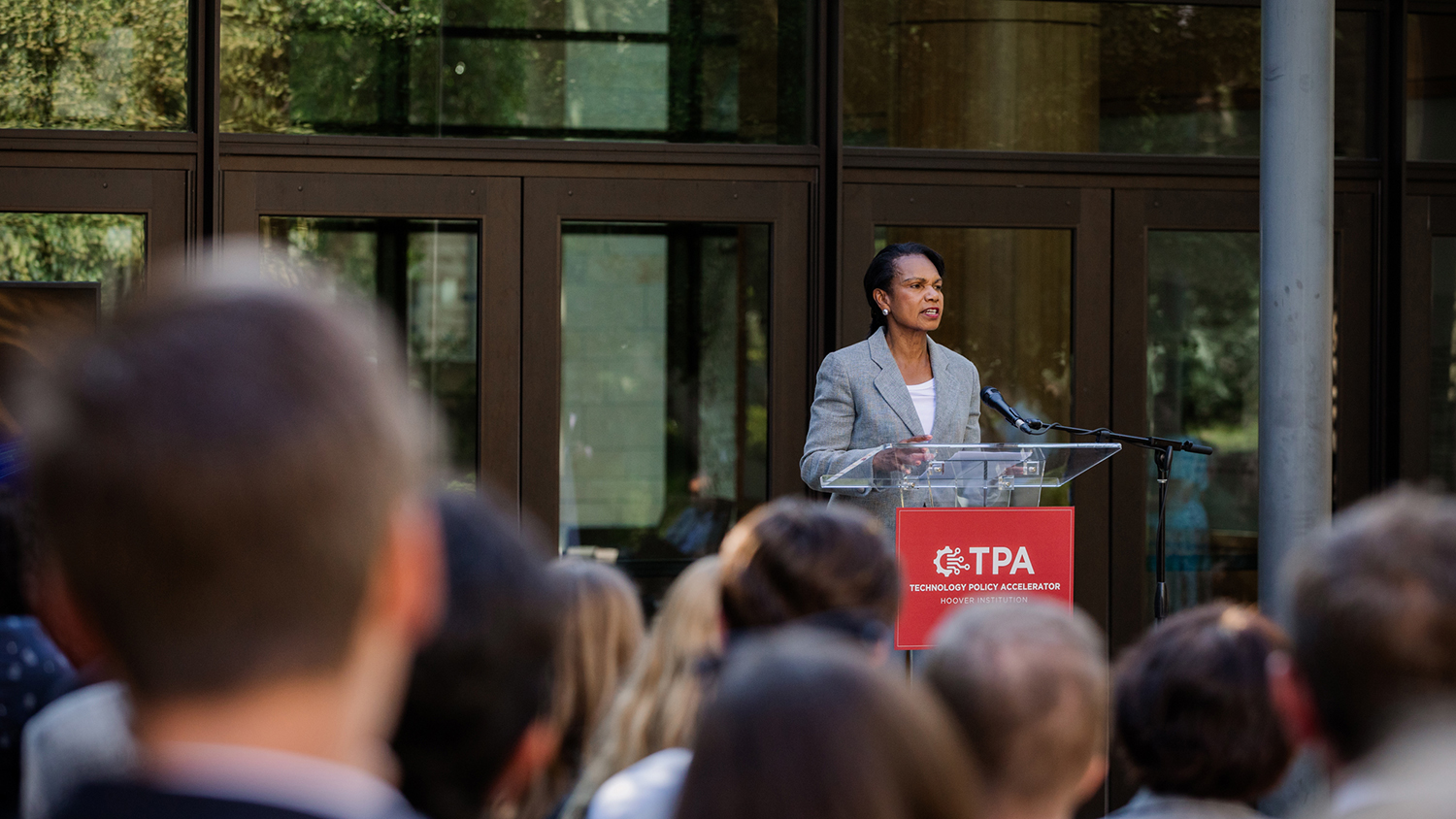 Condoleezza Rice speaks at Hoover Institution  Technology Policy Accelerator launch