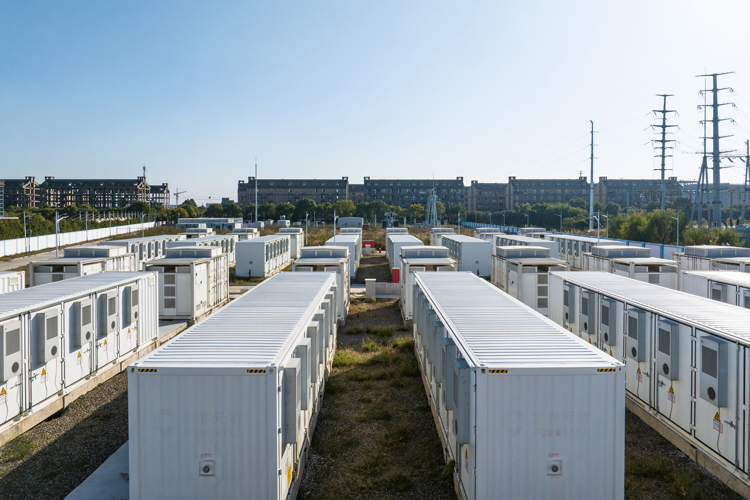 Image of an energy storage station.