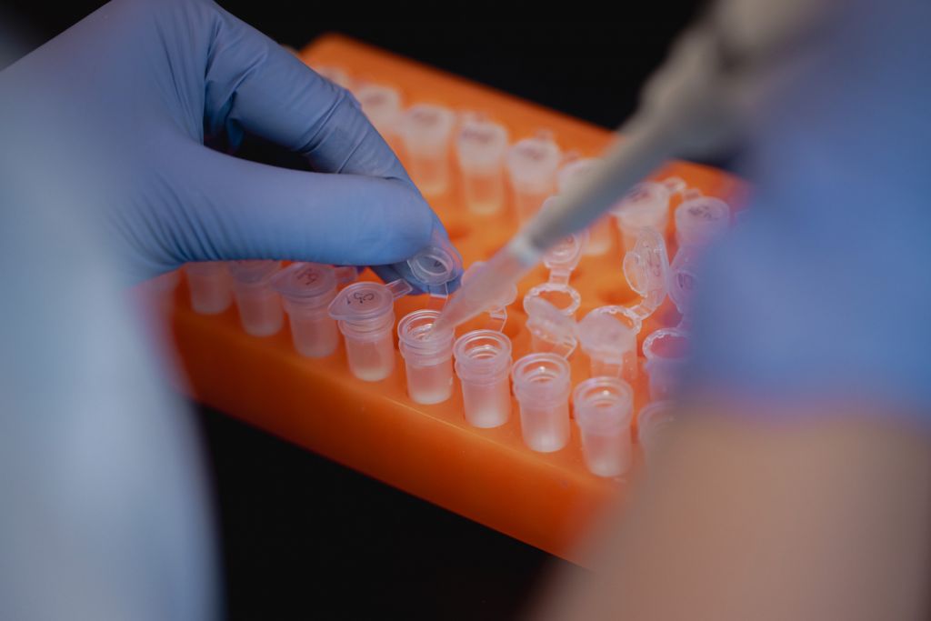 Person in lab