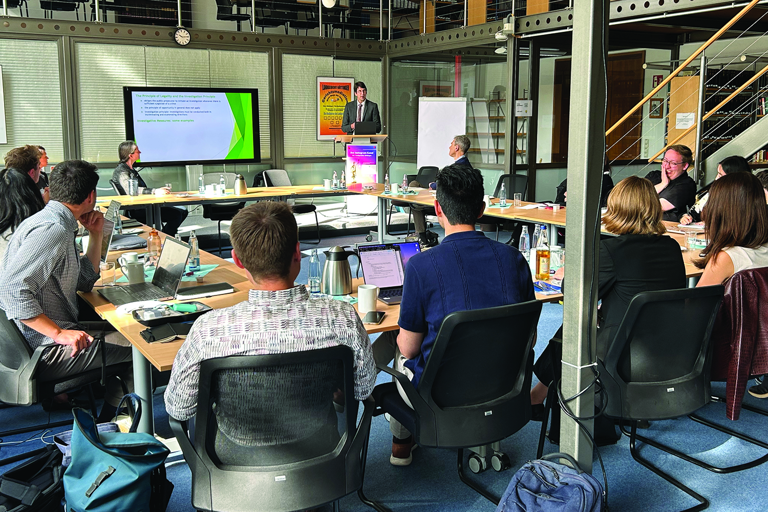Students in a classroom at the University of Göttingen.