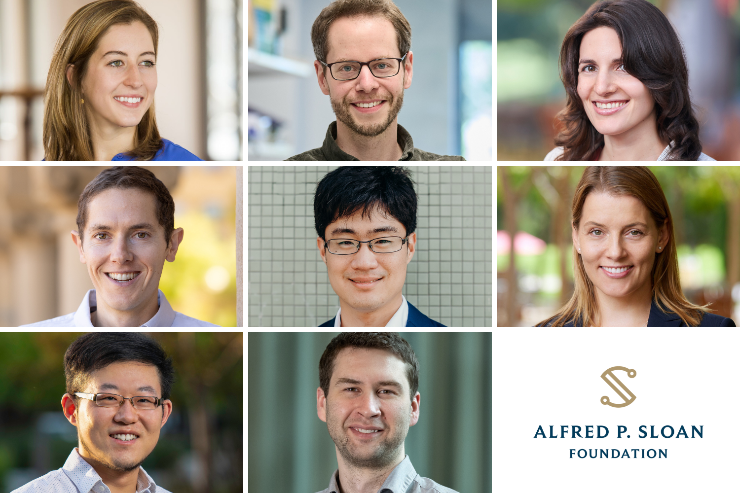 A grid of profile pictures or the recipients of the 2026 Sloan Research Fellowships.