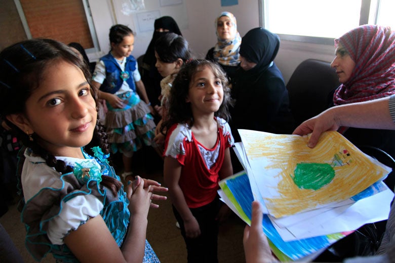 Refugee children