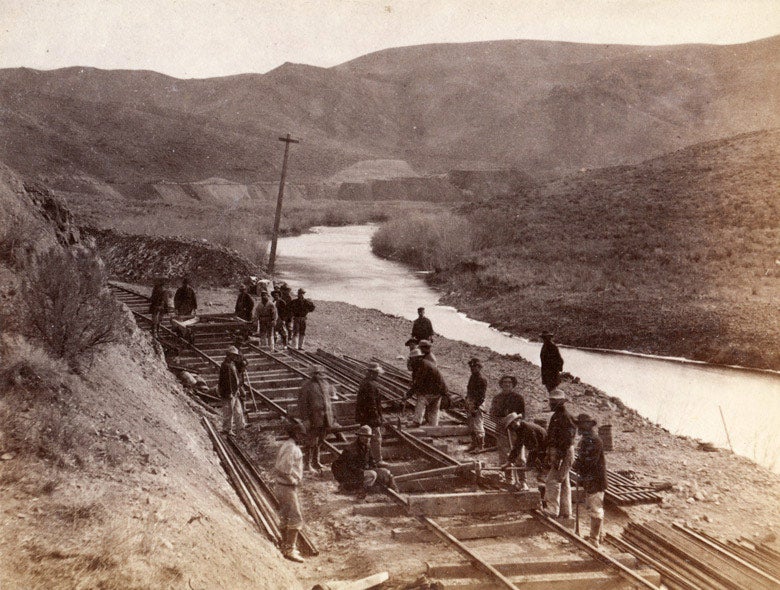Chinese railroad laborers