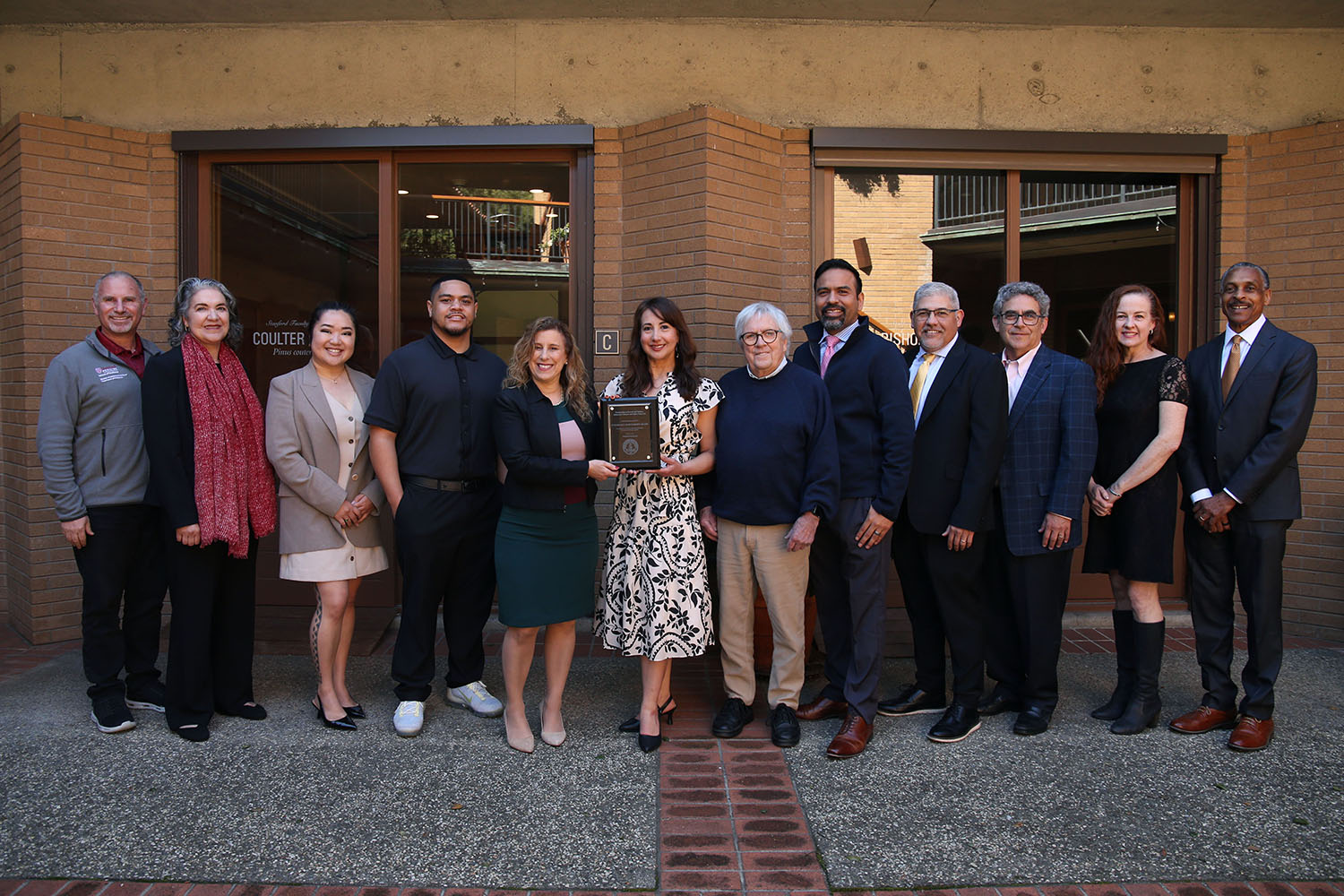 Pictured are members of the Partnership to Prevent and Reduce Adolescent Tobacco and Other Drug Use after being recognized with the Community Partnership Award.