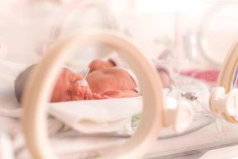 Premature infant in NICU