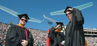 Three aero-astro graduates