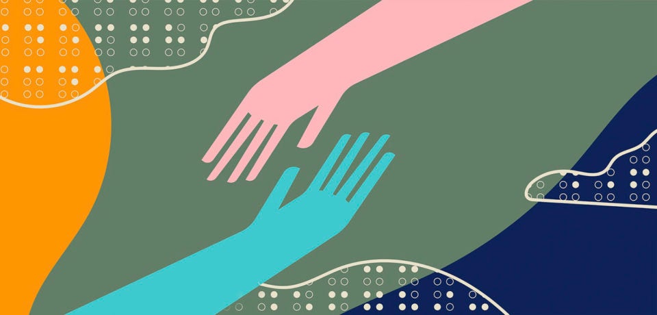 Illustration of hands and nerves