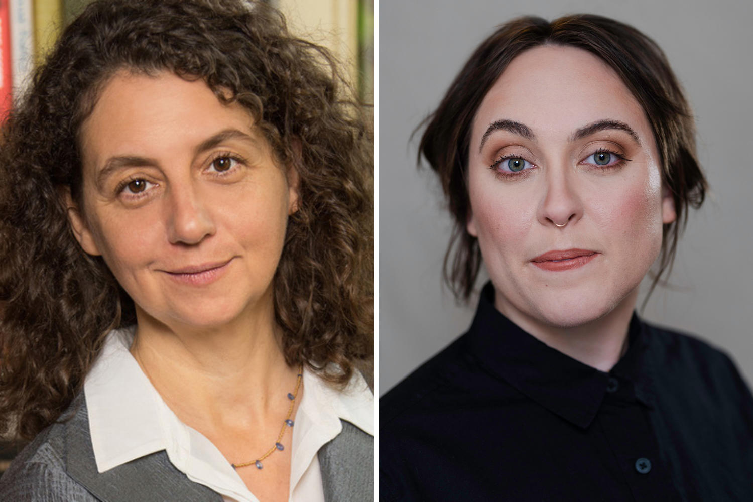 A composite shot of Associate Professor Giovanna Ceserani and PhD Candidate Chloé Brault.