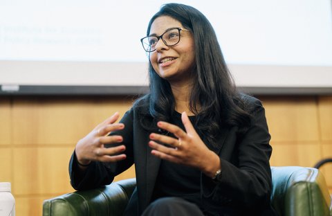 Panelist Varsha Sarveshwar, Deputy Director for Policy at California's Division of Petroleum Market Oversight.