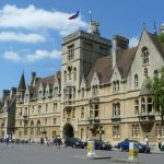 front of Balliol College at Oxford University.