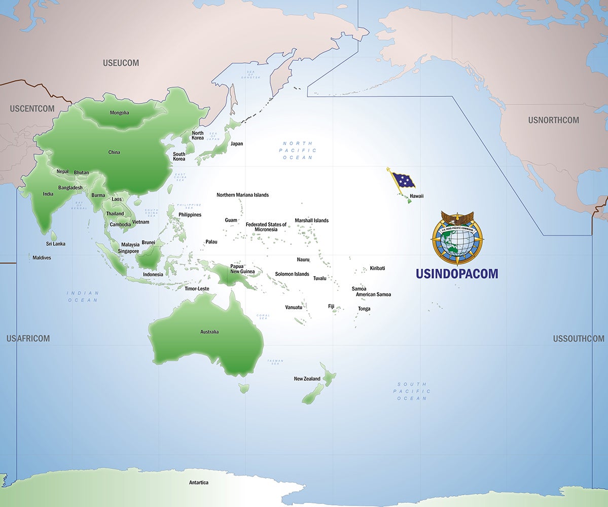 INDOPACOM map