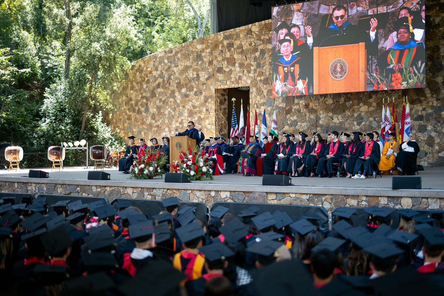 Varun Soni, dean of religious and spiritual life at the University of Southern California, delivers the keynote address.