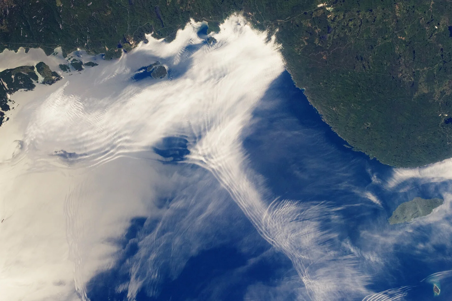 2013 view of Lake Superior from the International Space Station.