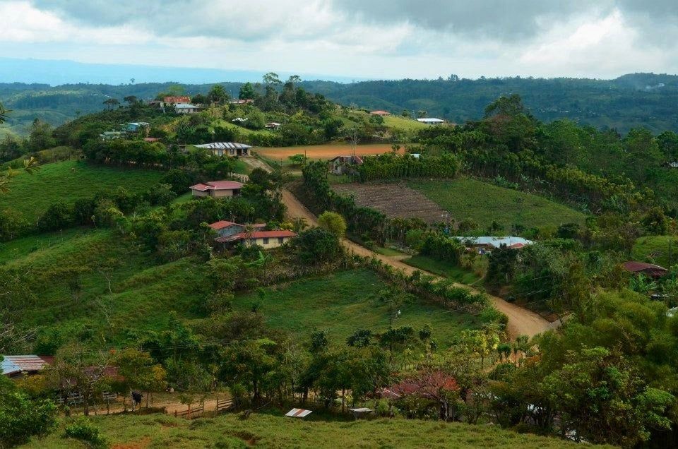Costa Rican farming area