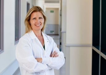 Image of Karen Parker in a white coat with arms crossed