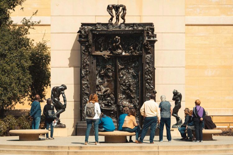 Rodin's sculpture "The Gates of Hell" (Image Credit: Andrew Brodhead)