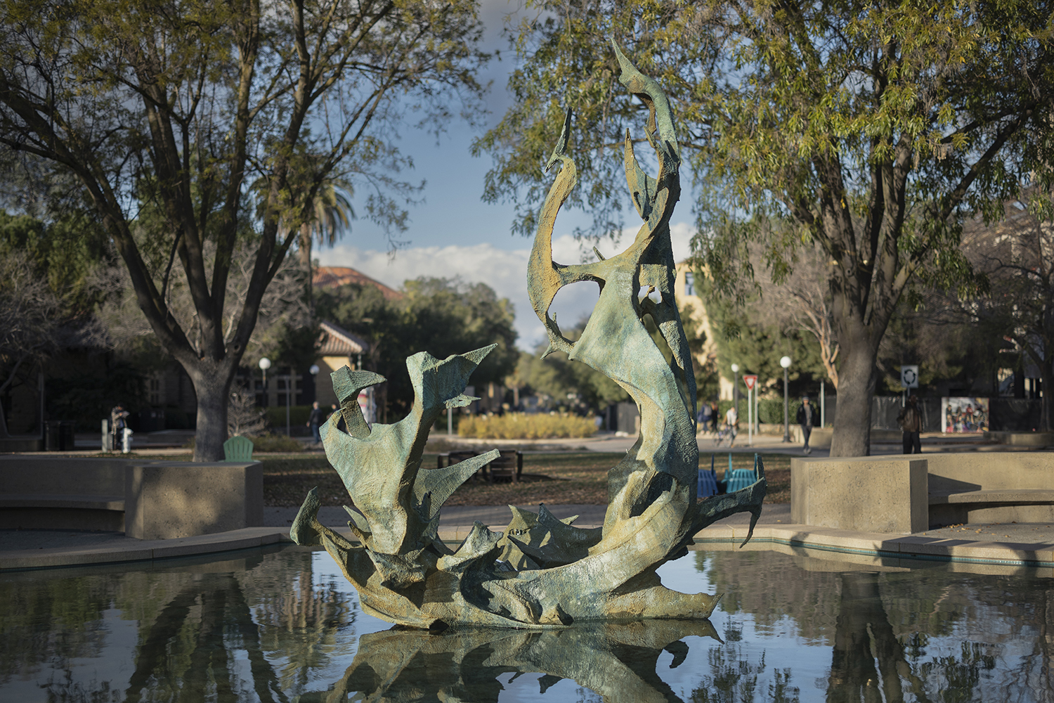 Pictured is the Claw fountain.