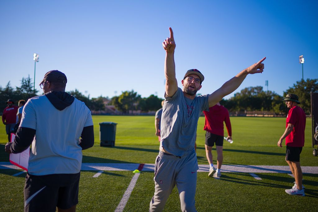 Andrew Luck on the field