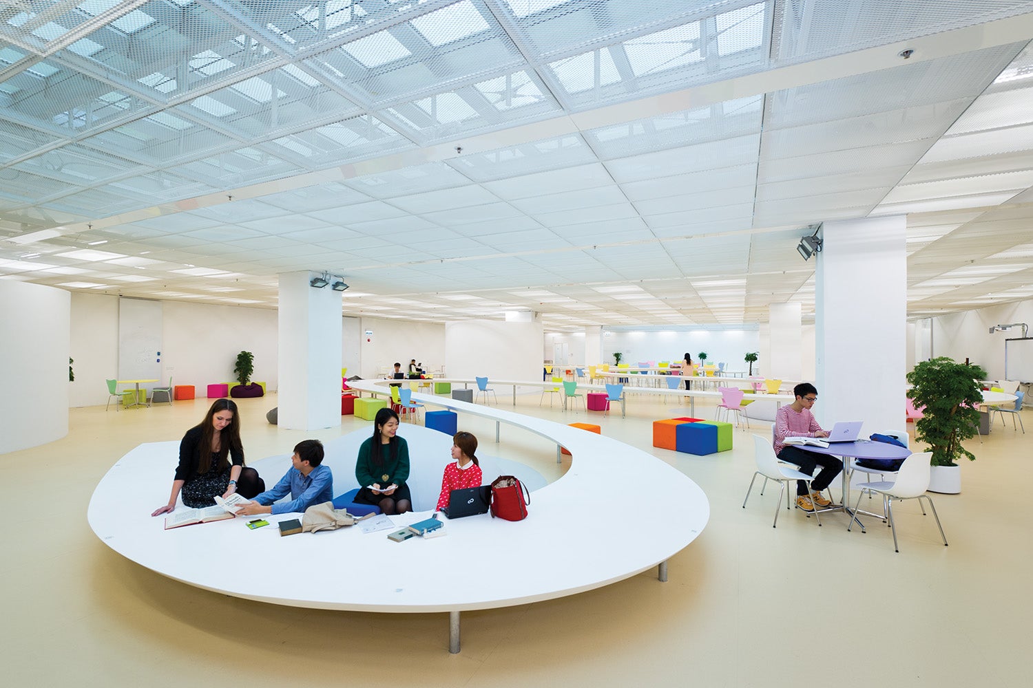 Chinese University of Hong Kong Main Library - Learning Garden 1