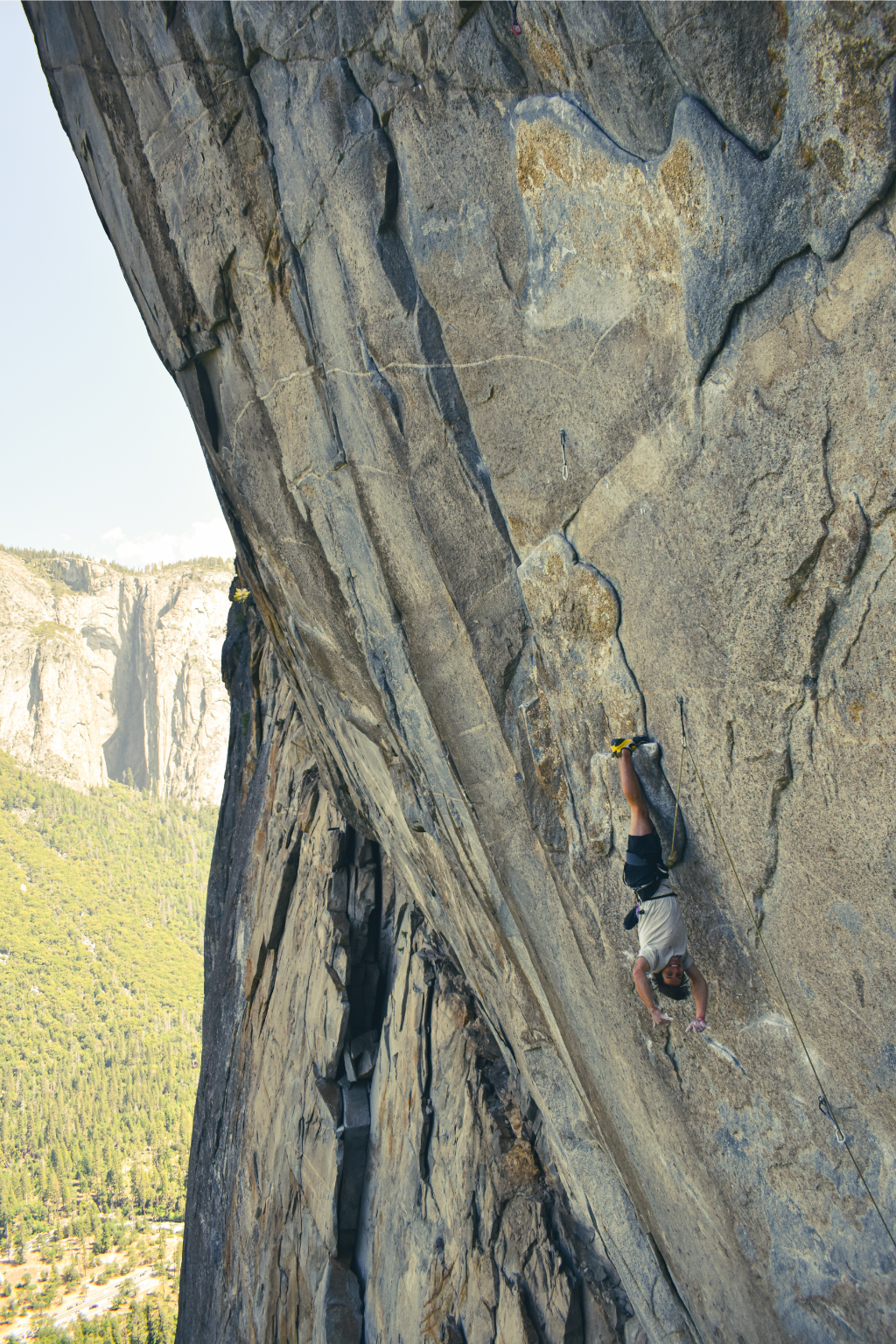Connor Herson climbing El Capital at Yosemite National Park