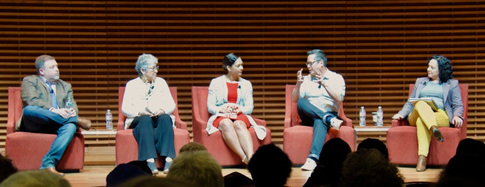 Tim Wise, Shakti Butler, Aimee Allison, Jeff Chang and Marisa Franco.