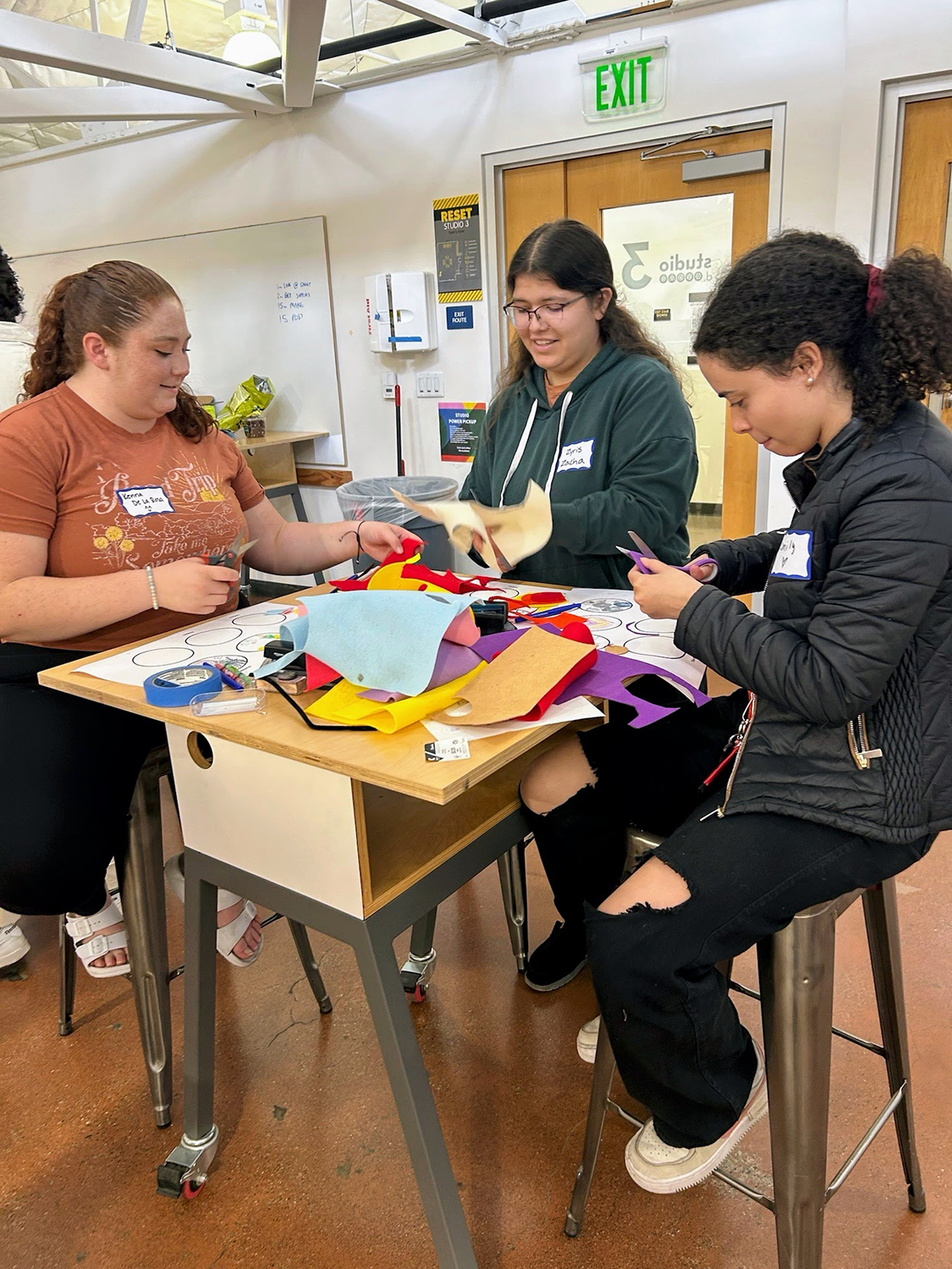 Making mission patches, like those that NASA and other space agencies create for missions. 