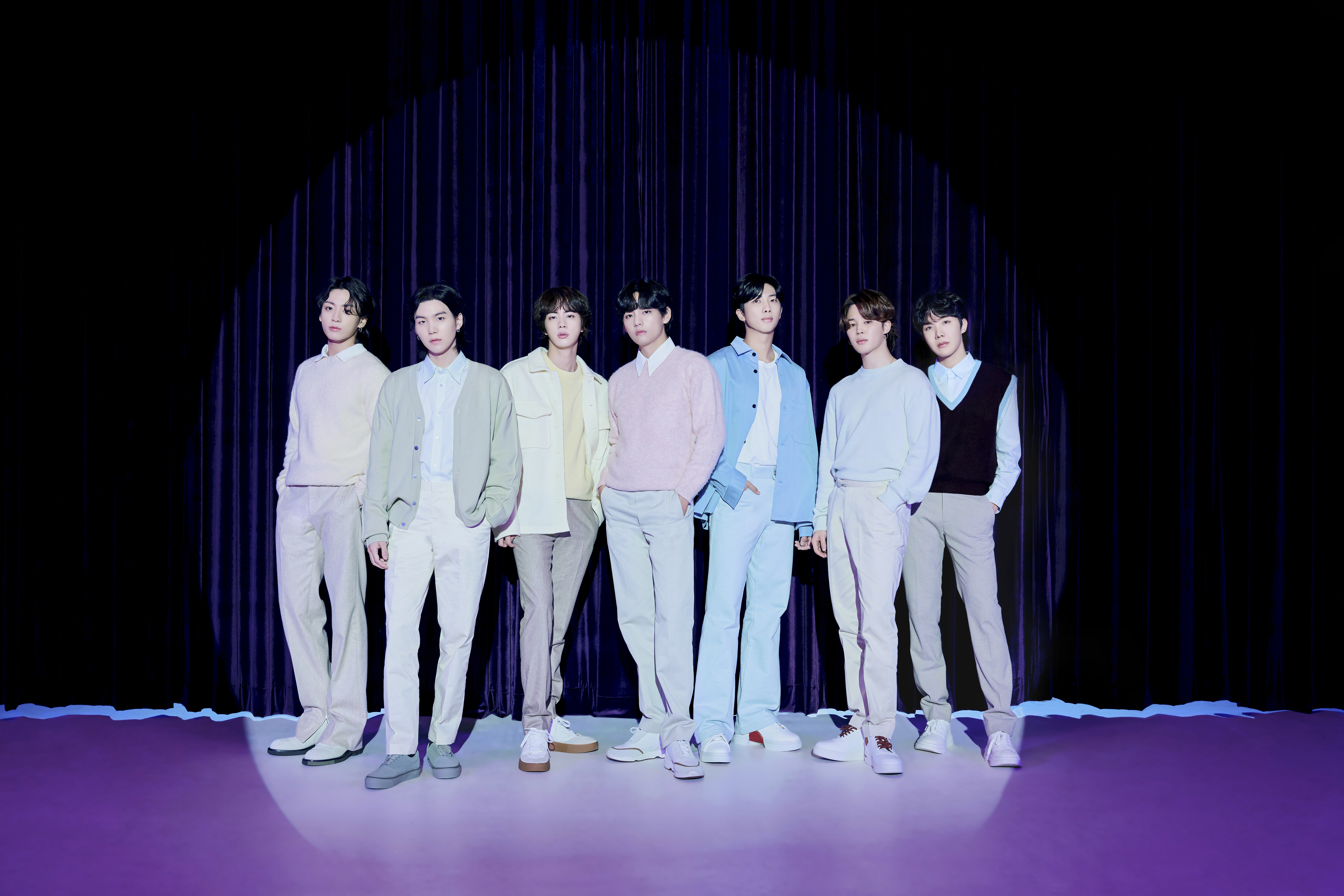 The K-pop band BTS