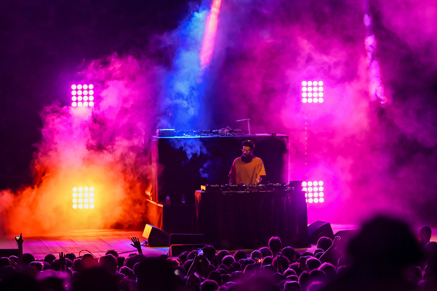 DJ Zach Fox performs at Frost Fest.