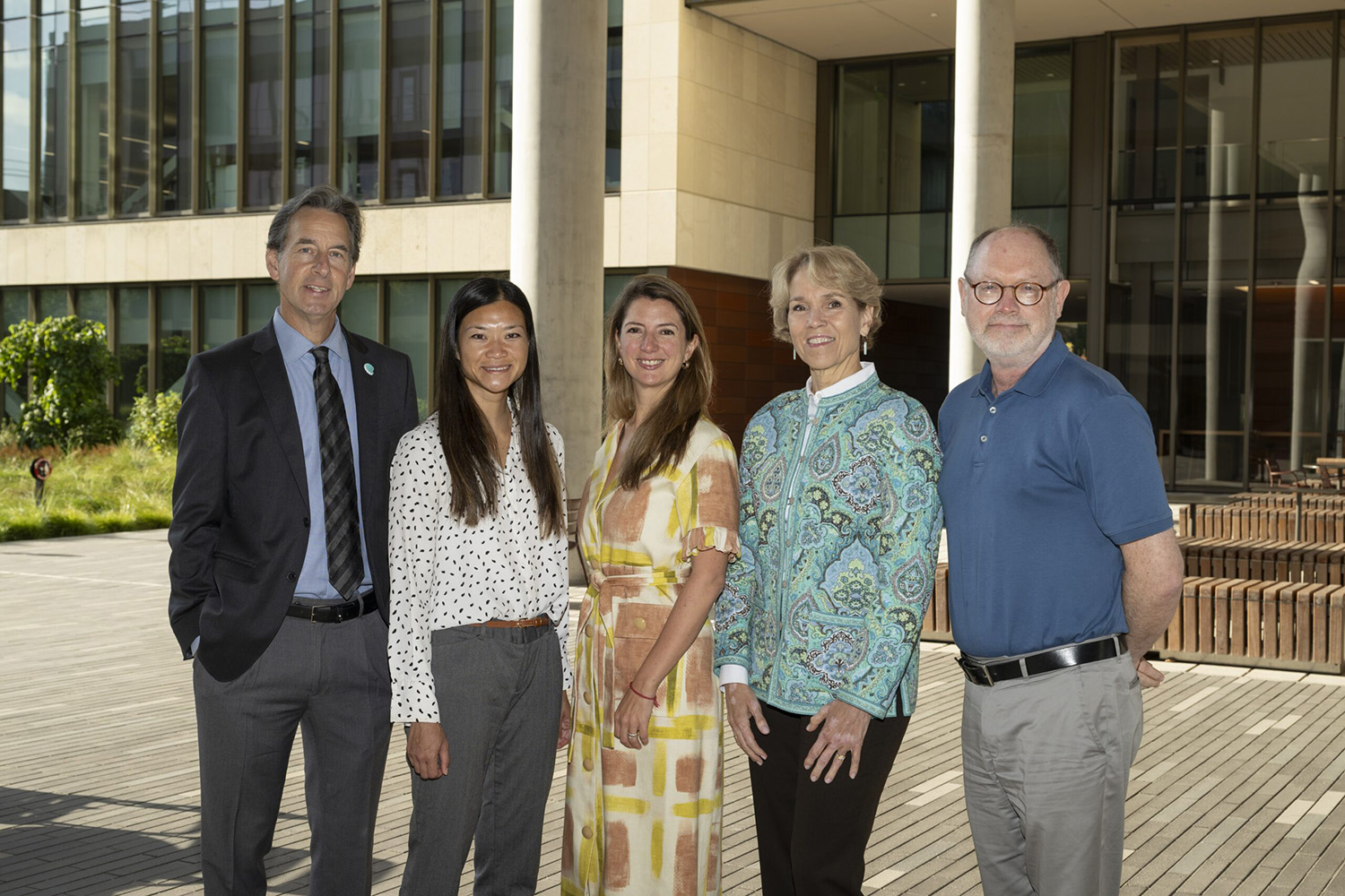 Left to right: Dr. Richard Lafayette, Dr. Sophia Giang, Dr. Alice Bertaina, Dr. Mary Leonard, and Dr. Paul Grimm