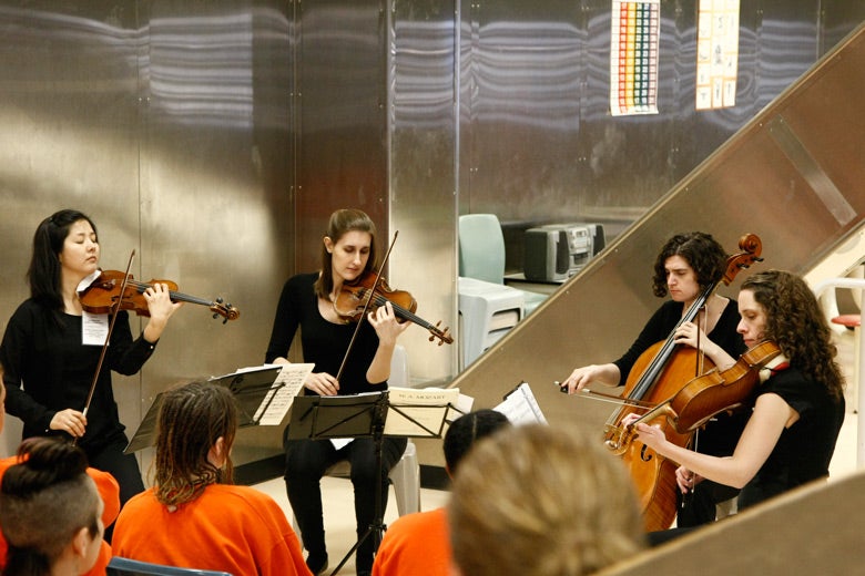 String Quartet Music Program Example Stanford Emerging String Quartet Program musicians find an audience ...