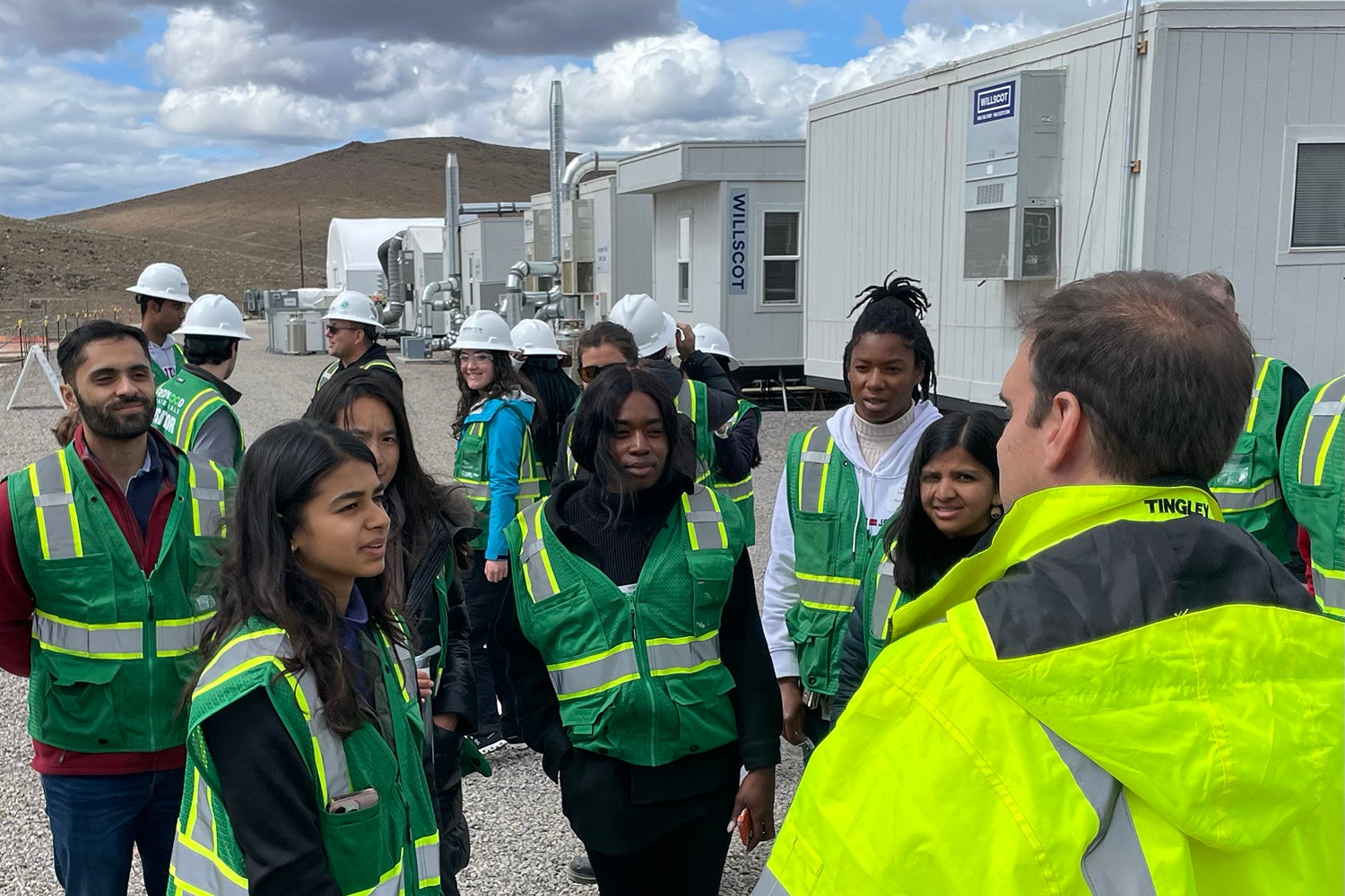 Explore Energy House residents tour battery mineral recovery complex at Redwood Materials in Nevada