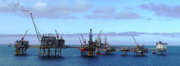 Offshore oilfields