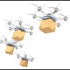 delivery drones with packages