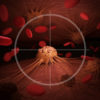 cancer cell in crosshairs