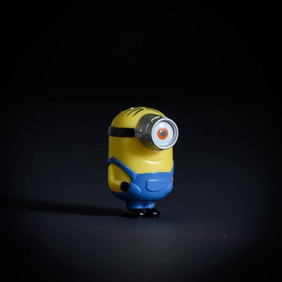 Minion toy from Disney's "The Minions" movie.