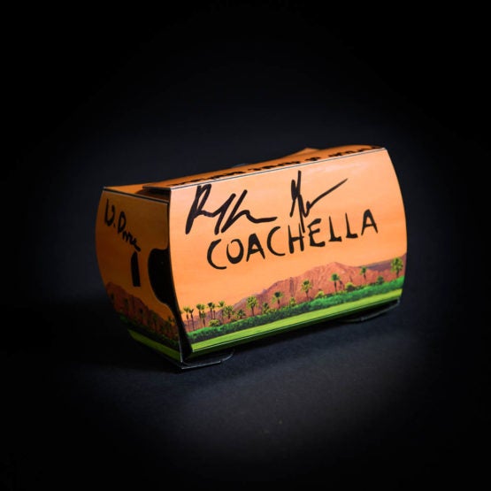 Signed "Coachella" V.R. headset