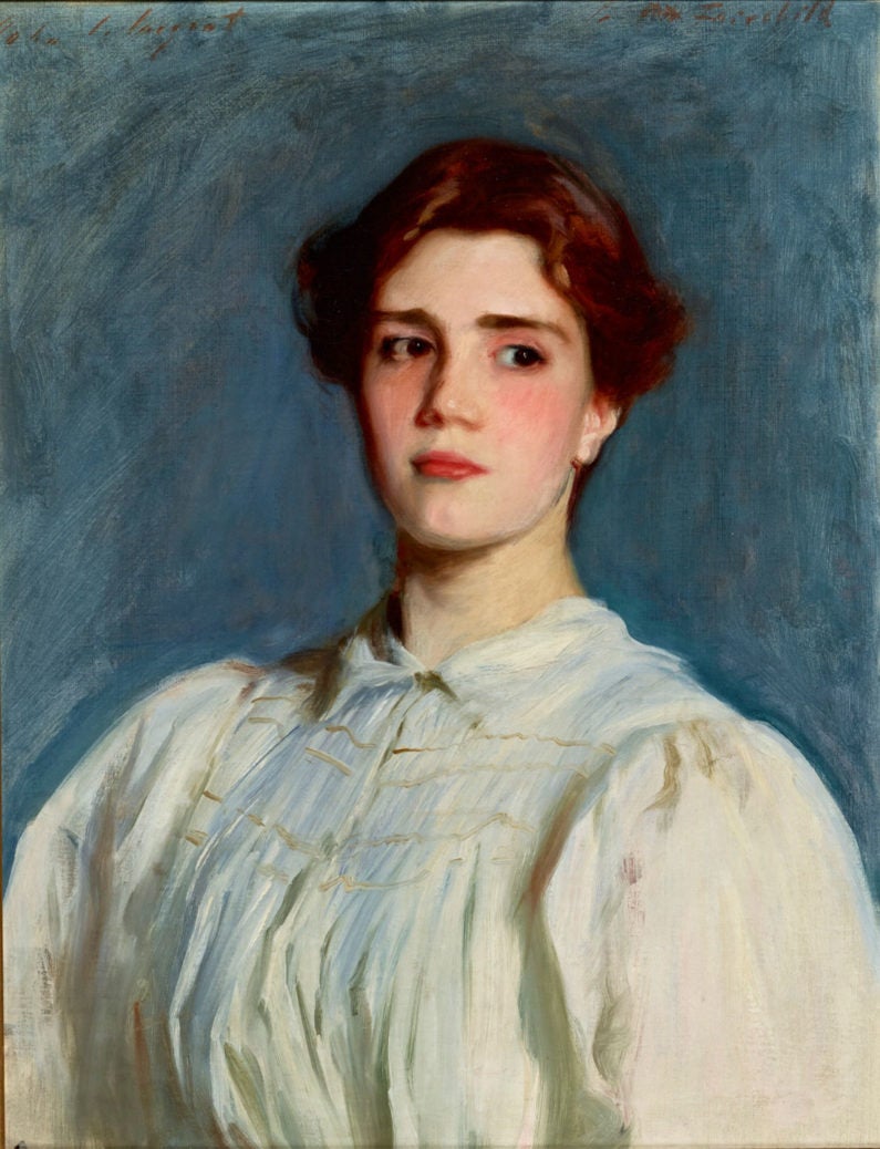 Sargent painting of Sally Fairchild
