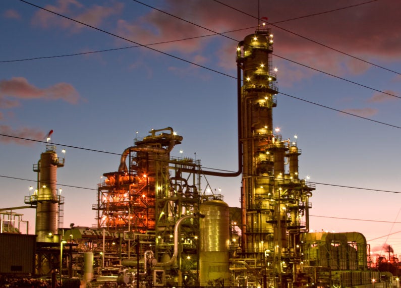 El Segundo Chevron oil refinery in Los Angeles