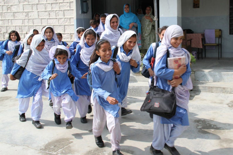 School girls in Abbottabad