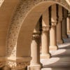Sandstone columns and arches
